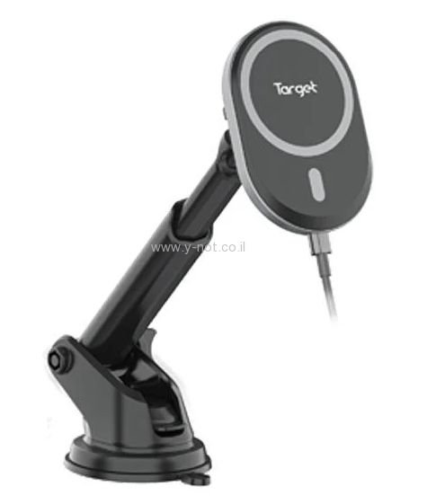 מעמד טעינה אלחוטית Magsafe  לדשבורד / לשמשה  TARGET TR-320 15W