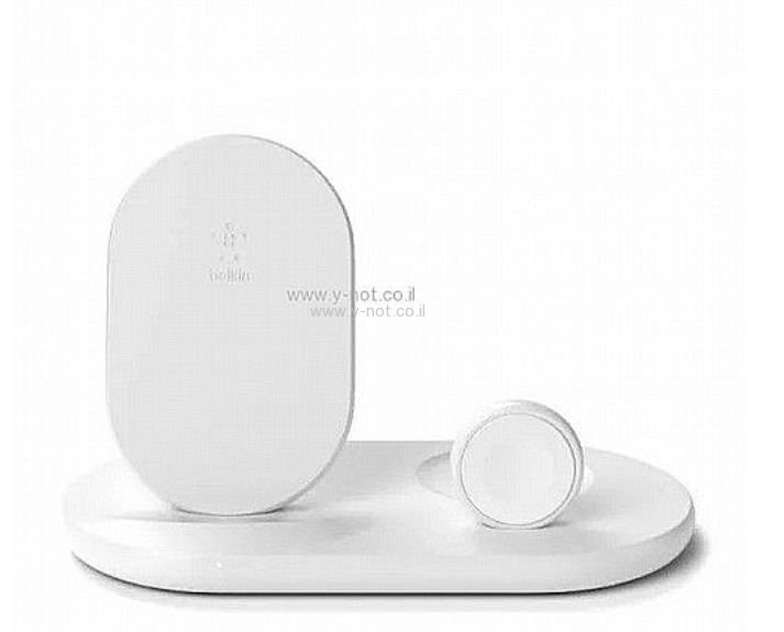 Alternative view of מטען אלחוטי 3 ב-1 ל-Apple דגם Belkin BOOST↑ , CHARGE