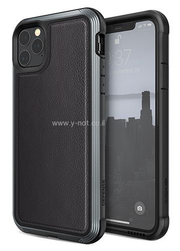 מגן לאייפון 11 <b>פרו </b> דגם Defense leather מבית X-DORIA