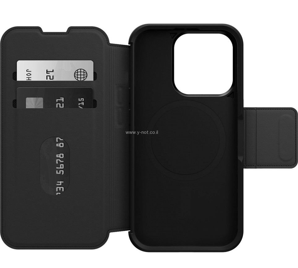 Alternative view of מגן ארנק לאייפון 15 <b>PRO </b>  - יוקרתי מעור אמיתי - Otterbox Strada