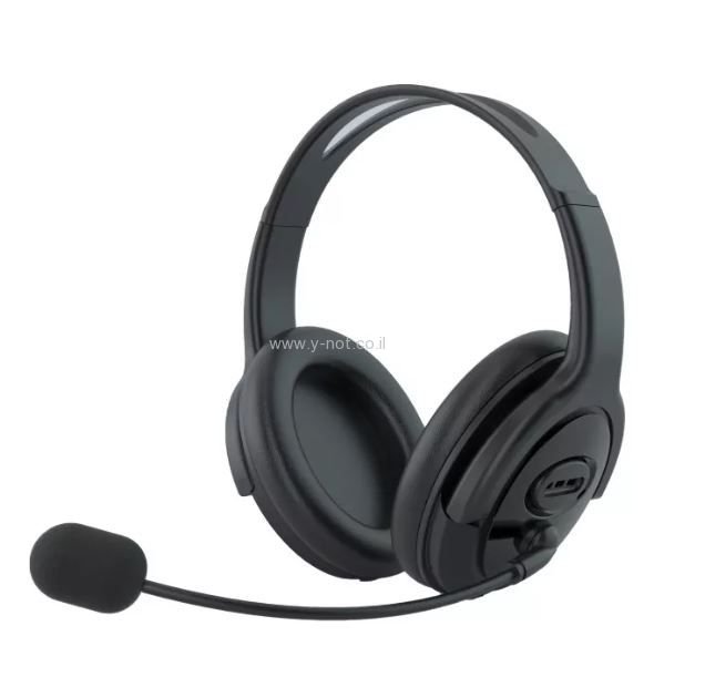 אוזניות למחשב בחיבור USB - מתאימות לשיחות זום מבית blaupunkt