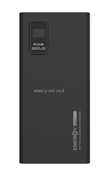סוללת/ מטען חירום 20000MAH ENERGY Power Bank PD 20K - שחור או לבן – תמונה 5