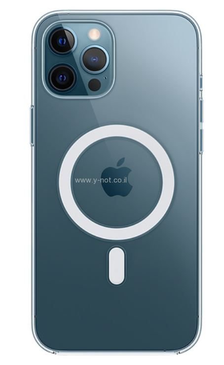 כיסוי שקוף לאייפון 12 / 12 <b>פרו</b> עם  MagSafe  מוצר מקורי APPLE