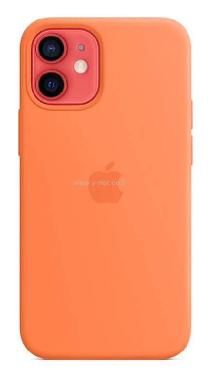 כיסוי סיליקון לאייפון 12 <b>מיני </b> עם iPhone 12 mini MagSafe - מוצר מקורי APPLE – תמונה 3