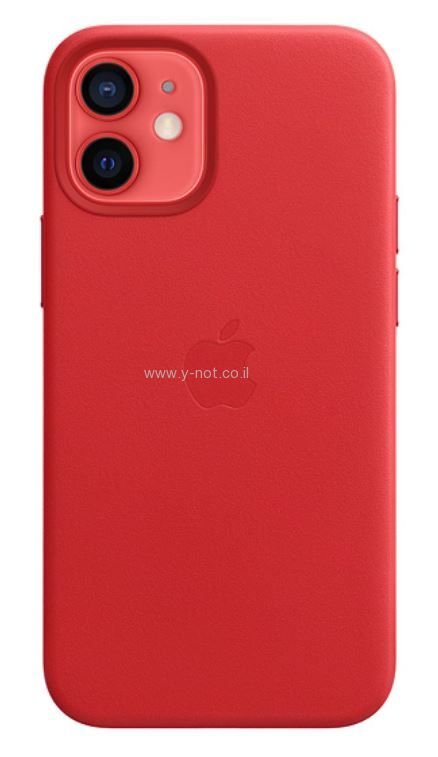 כיסוי מעור לאייפון 12 <b>מיני </b> עם MagSafe -  מוצר מקורי APPLE