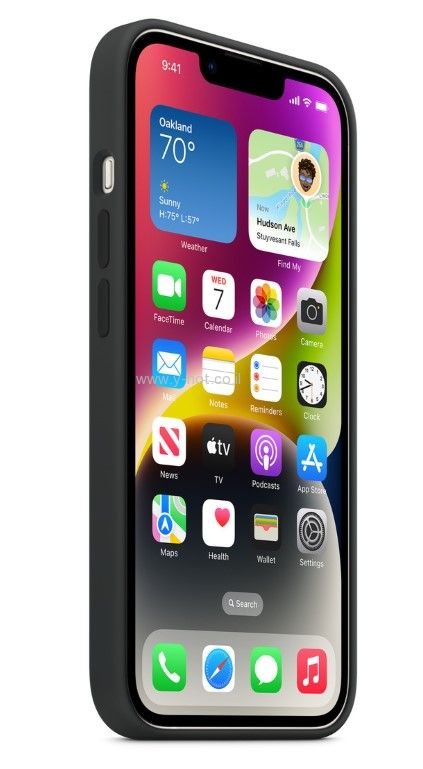 כיסוי סיליקון לאייפון 14 <b>פלוס</b> עם iPhone 14 PLUS  MagSafe -  מוצר מקורי APPLE