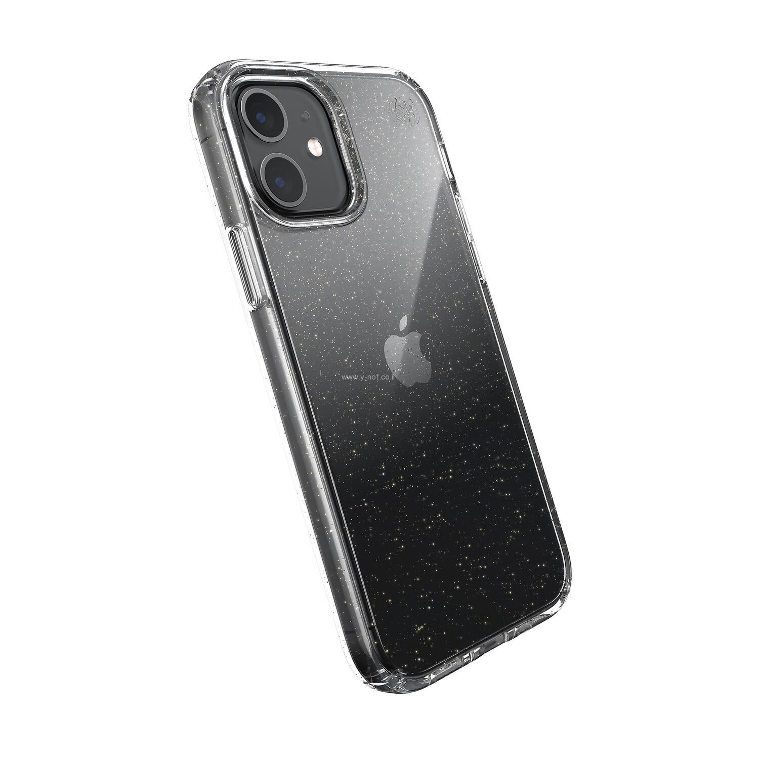 כיסוי שקוף עם נצנצים לאייפון iPhone 12<b> Mini </b> דגם Presidio מבית speck – תמונה 2