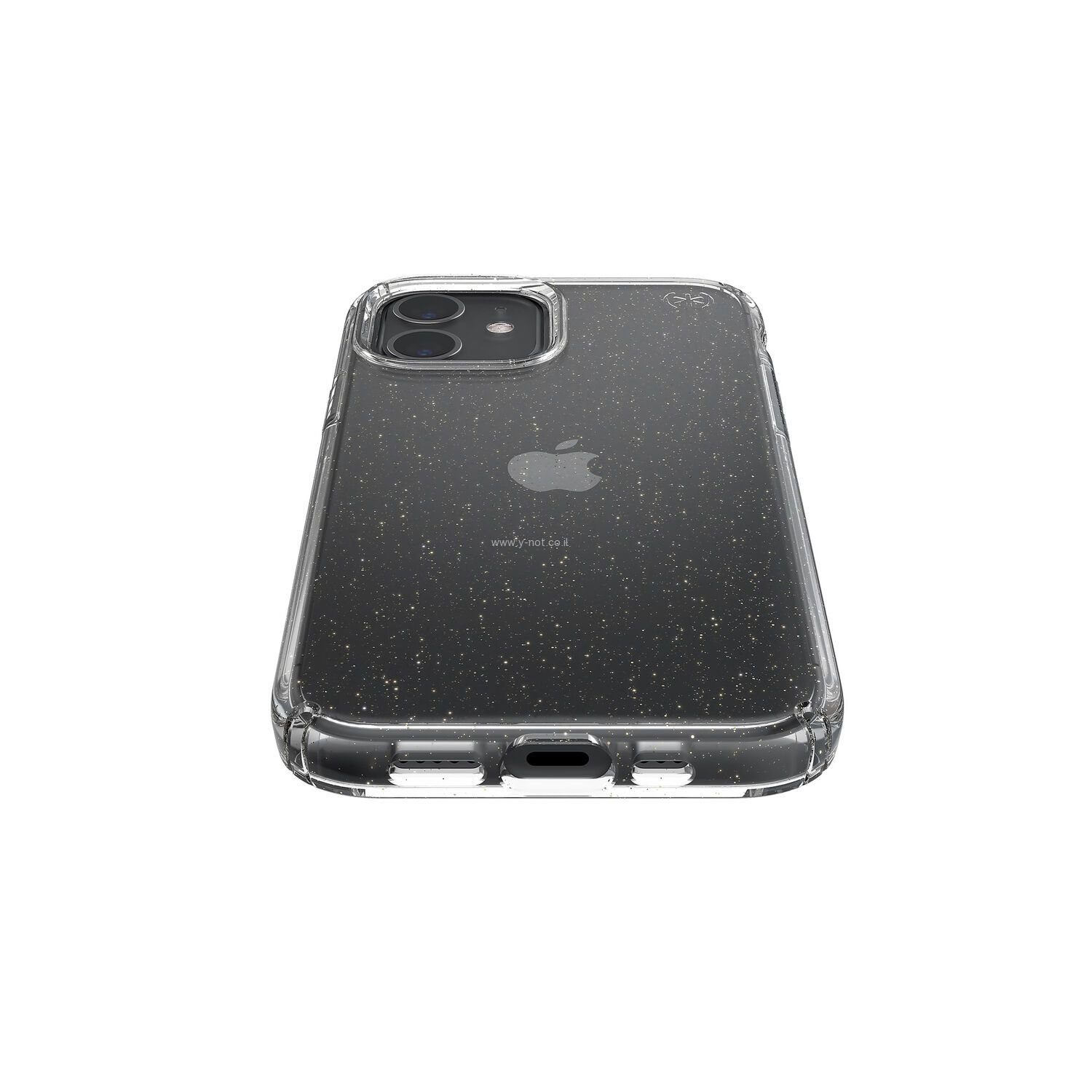 כיסוי שקוף עם נצנצים לאייפון iPhone 12<b> Mini </b> דגם Presidio מבית speck – תמונה 5
