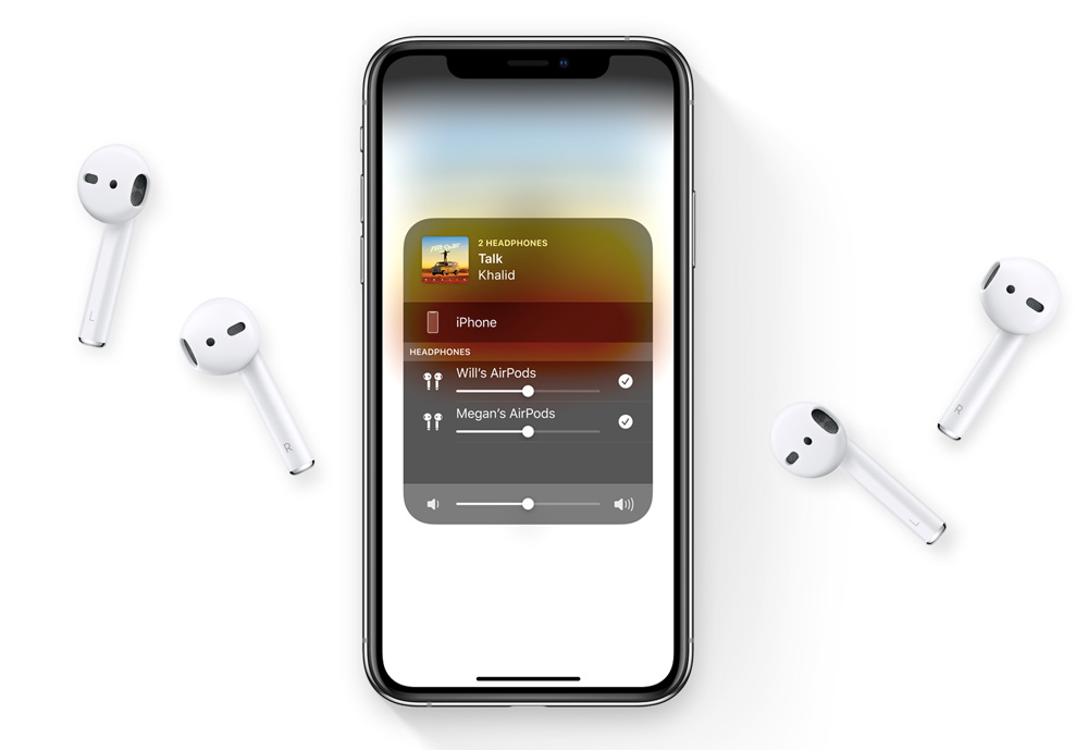 שיתוף מוסיקה בין איירפודס - תמיכה חדשה של airpods 2 - שתף עם עוד זוגות של משתמשים