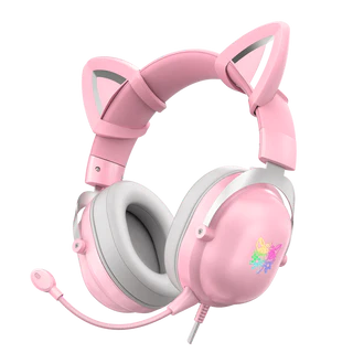 אוזניות גיימינג אלחוטיות ONIKUMA B20 BT ורודות