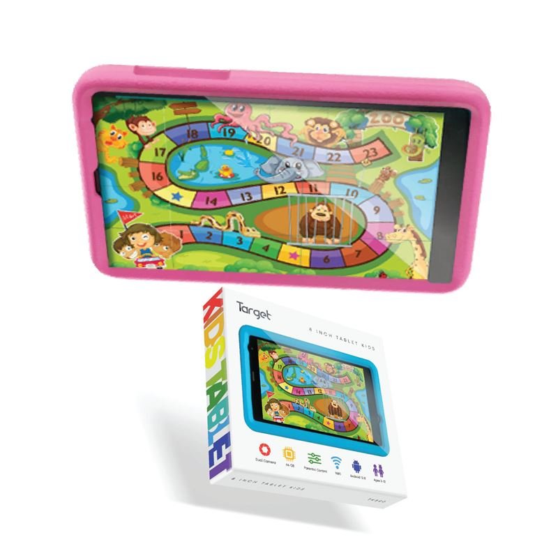 Alternative view of טאבלט ילדים עם מסך מגע “8.0 טאבלט למידה עם מרחב ידידותי, (כחול/ורוד)