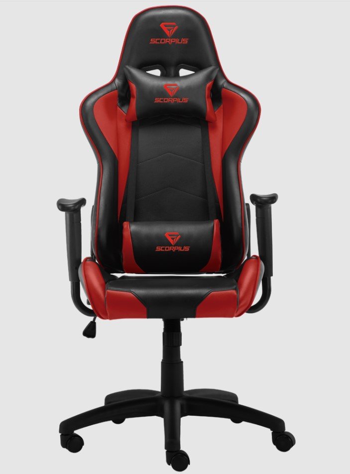 מושב גיימינג SCORPIUS GAMER RED - צבע אדום