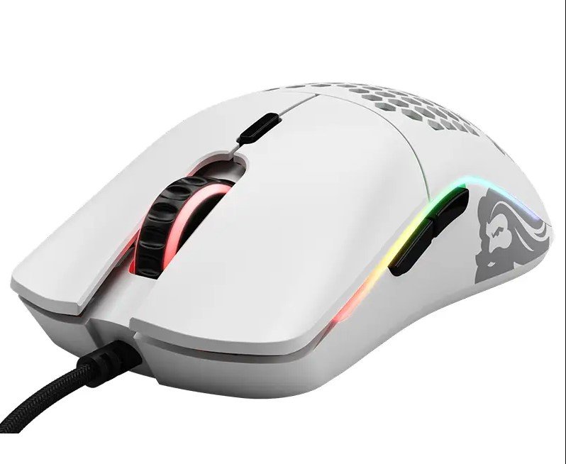 Alternative view of עכבר הגיימינג הטוב בעולם בגרסת הפרמיום חוטי Glorious Model D wired שחור / לבן