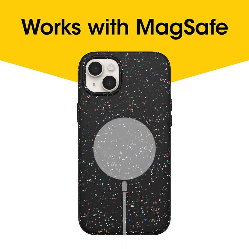 Alternative view of מגן אוטרבוקס דגם core לאייפון 16 עם MagSafe - שחור / כחול / לבן