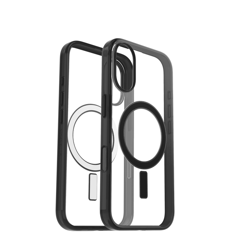 Alternative view of כיסוי  לאייפון  <b> 16 PLUS </b>  דגם MagSafe OTTERBOX React  - שקוף שחור
