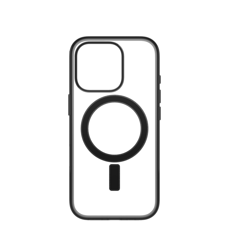 כיסוי לאייפון <b> 16 pro max </b> דגם MagSafe OTTERBOX React - שקוף שחור – תמונה 3