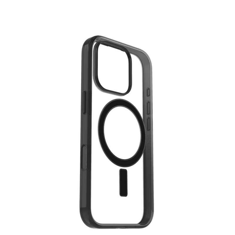 כיסוי לאייפון <b> 16 pro max </b> דגם MagSafe OTTERBOX React - שקוף שחור – תמונה 5