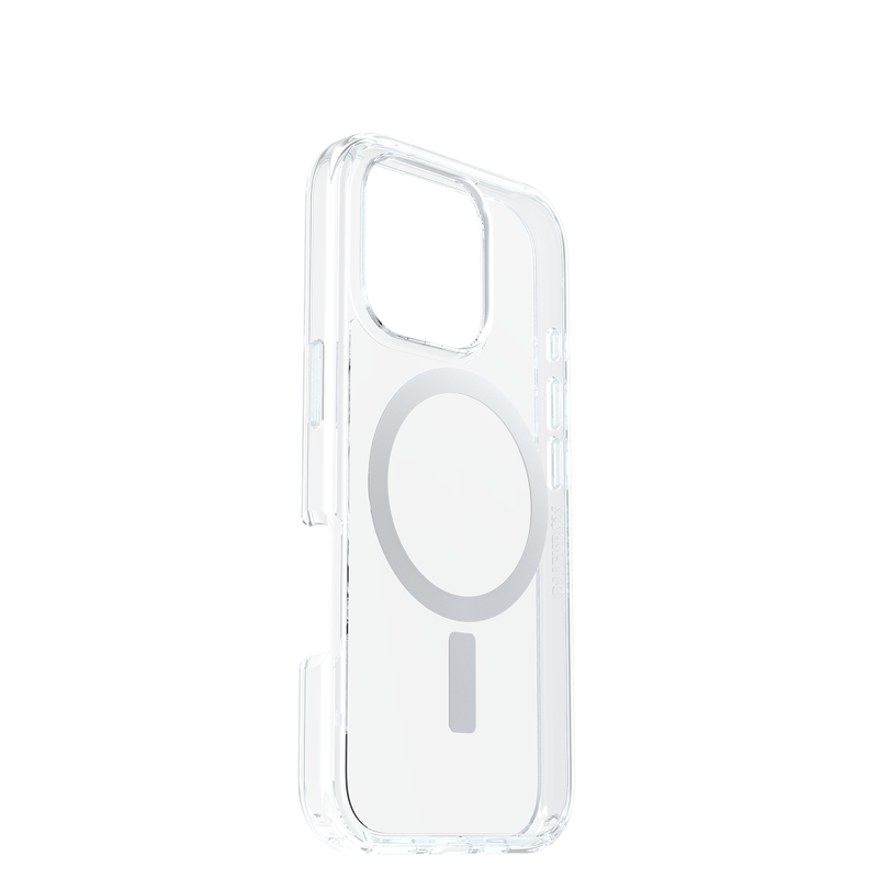 מגן אייפון 16 <b>פרו מקס </b>דגם OTTERBOX SYMMETRY - שקוף - כולל MAGSAFE
