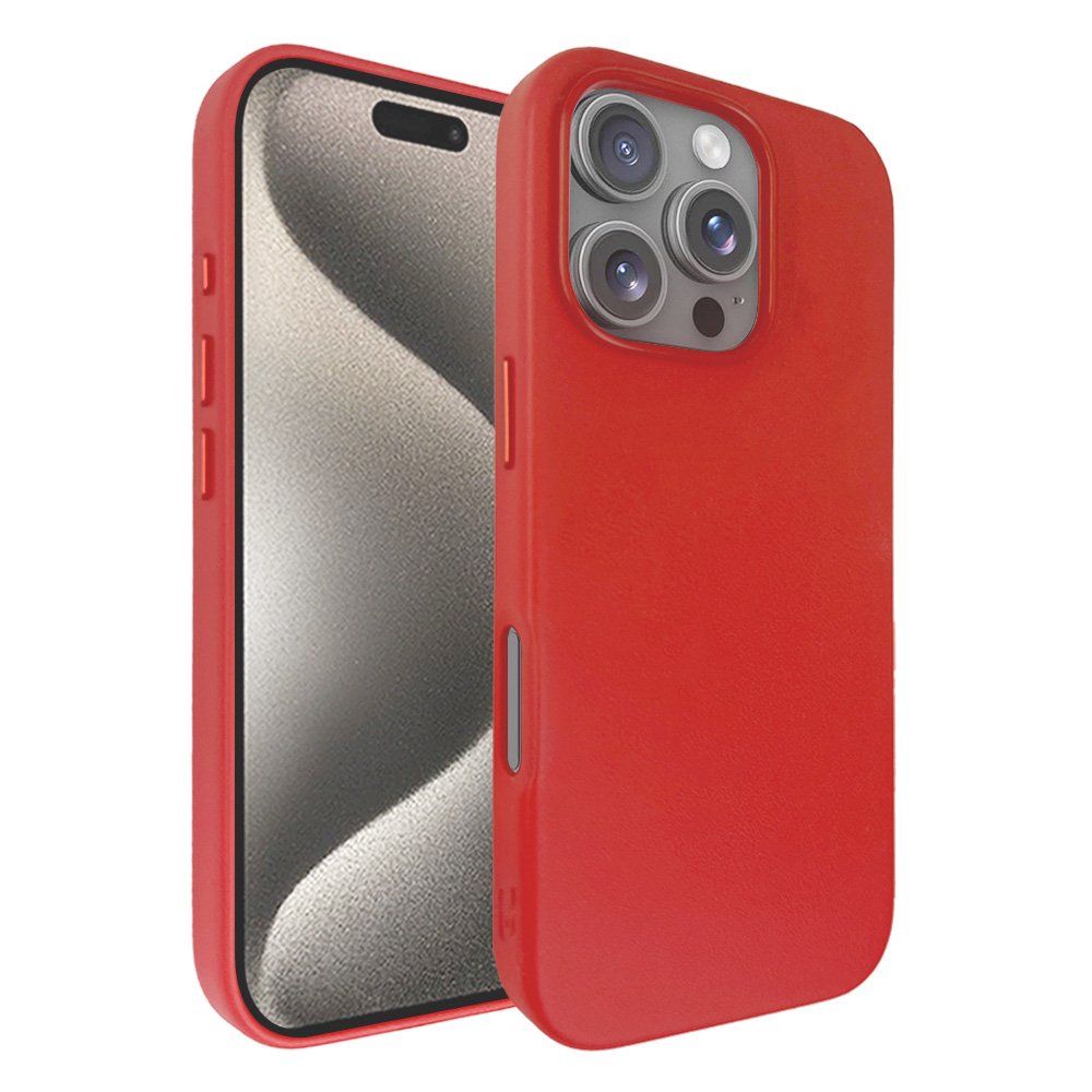 כיסוי דמוי עור לאייפון 16 <b>PRO </b> - תומך MAGSAFE של GRIP בצבעים – תמונה 4