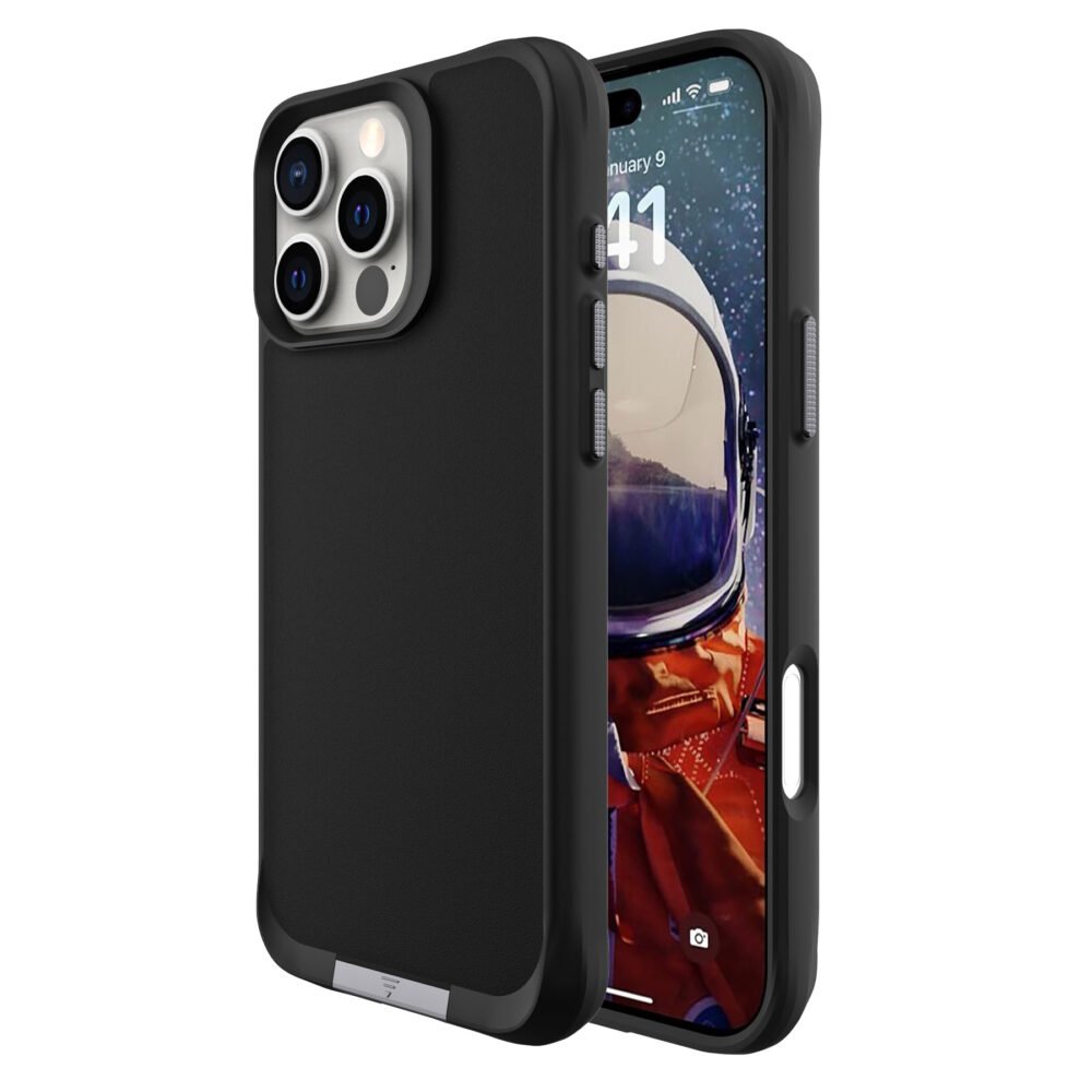 כיסוי  לאייפון   <b> 16 pro max</b> עם חיבור MagSafe כולל סטנד מתכת יציב  מבית  GRIP MATRIX - בצבעים