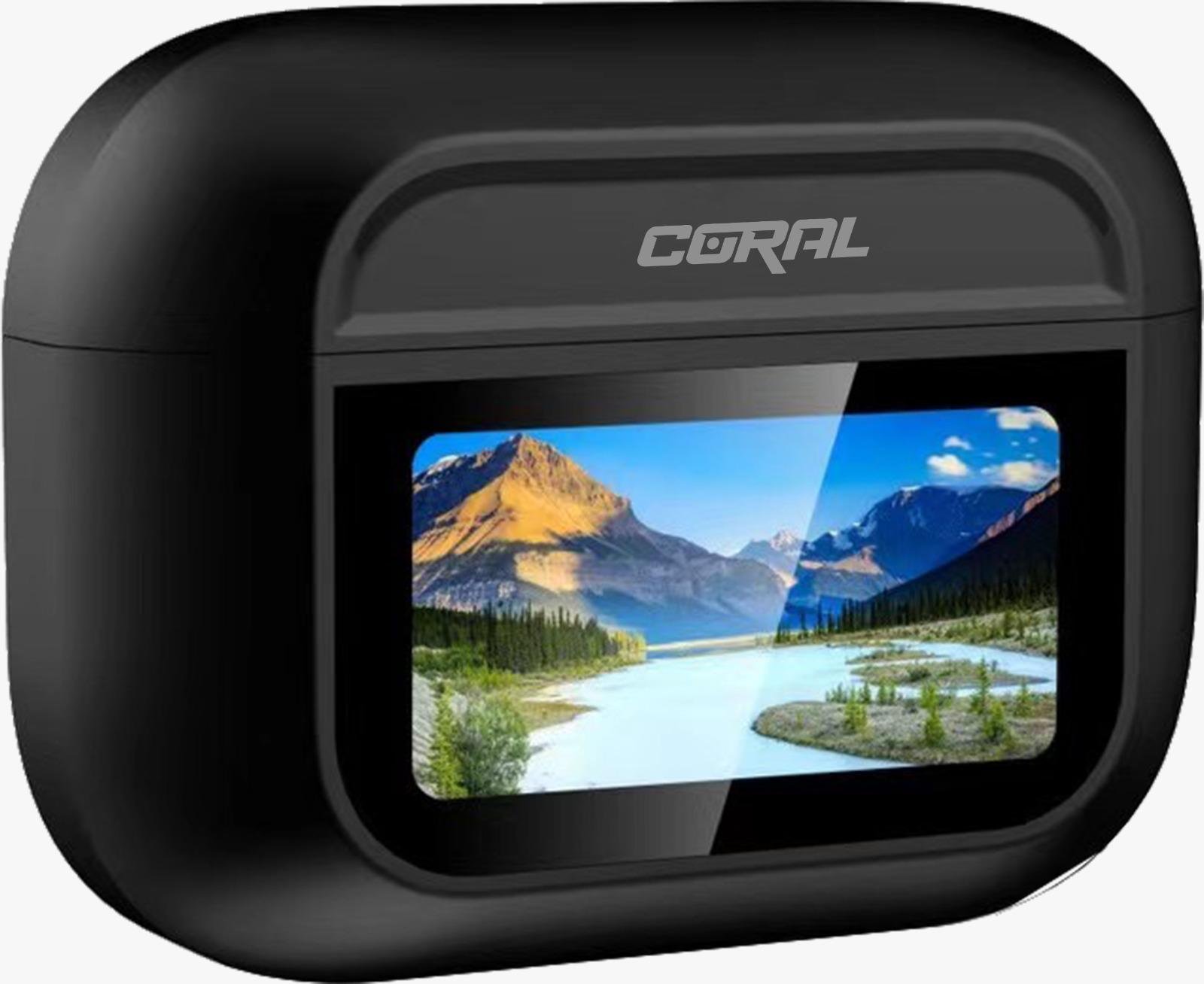 אוזניות אלחוטיות CORAL Shape ANC TWS - שחור / לבן – תמונה 2