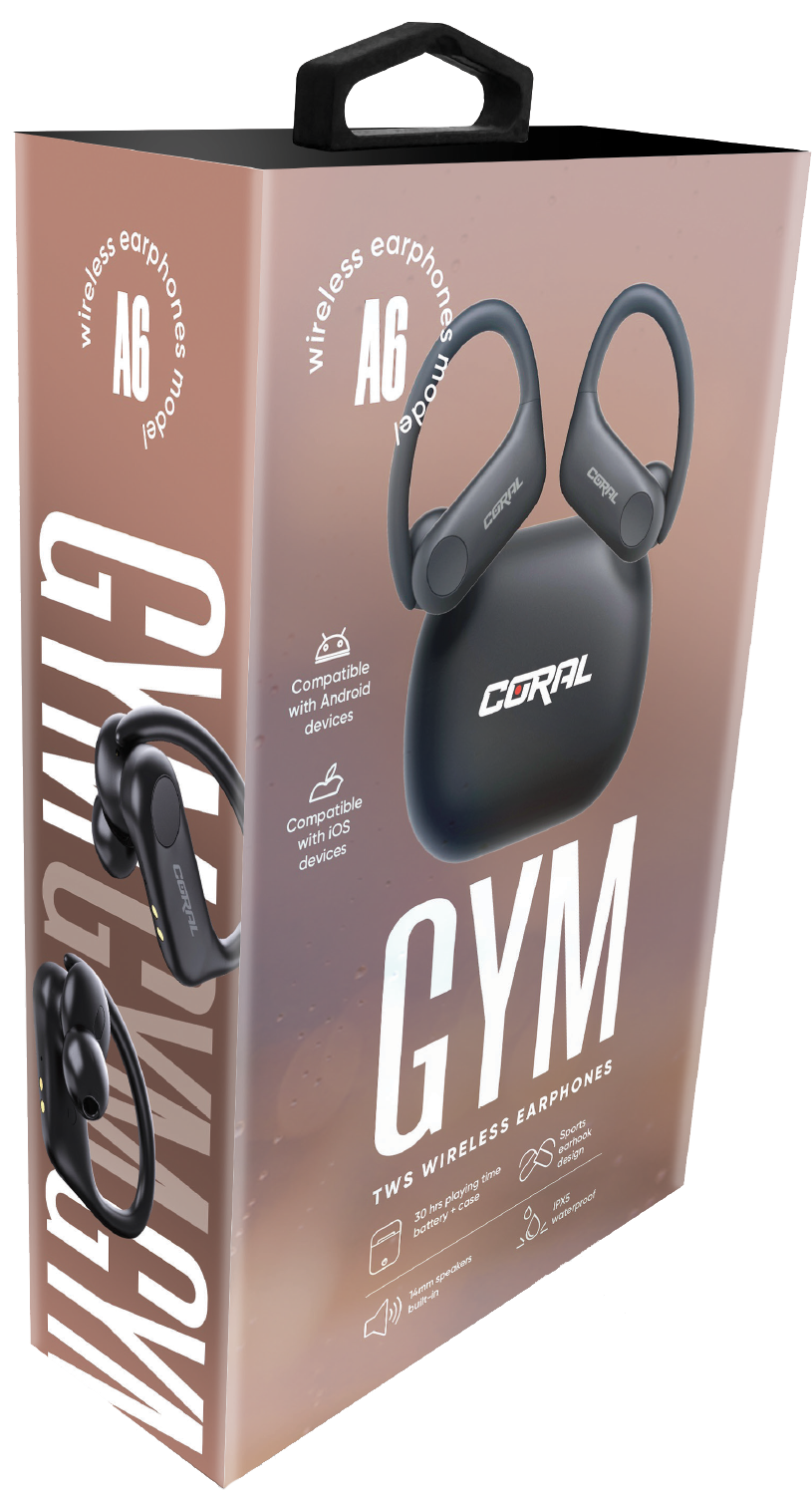 אוזניות ספורט אלחוטיות CORAL GYM TWS – תמונה 3