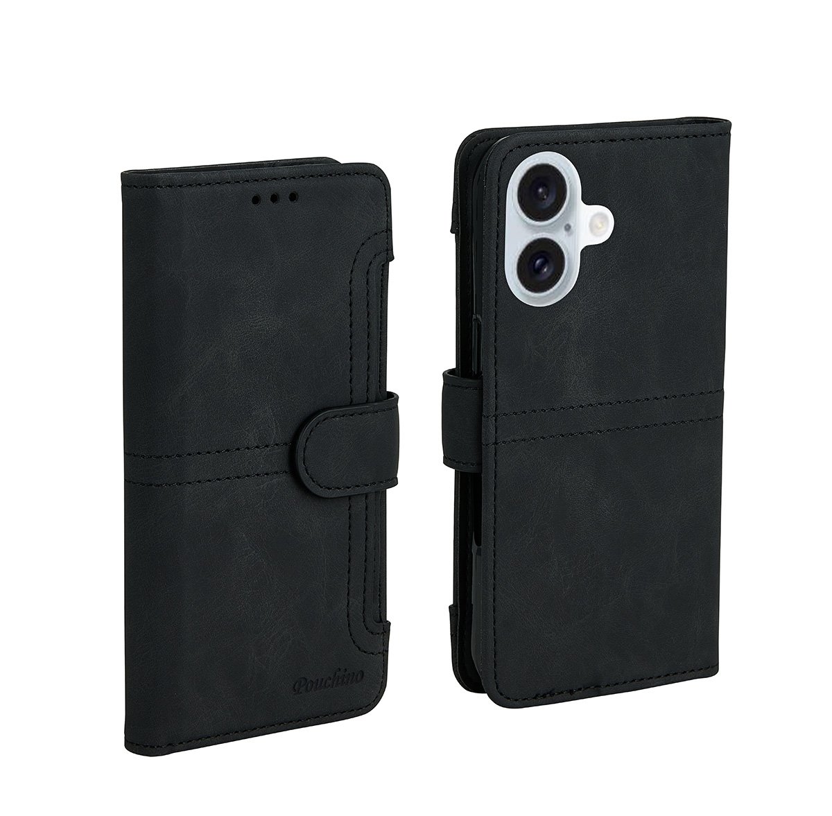 נרתיק ארנק אופנתי לאייפון <b>16 PLUS</b > דגם Pouchino CLASSIC