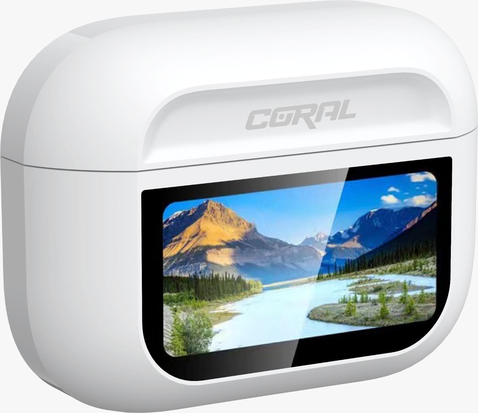אוזניות אלחוטיות CORAL Shape ANC TWS - שחור / לבן – תמונה 4