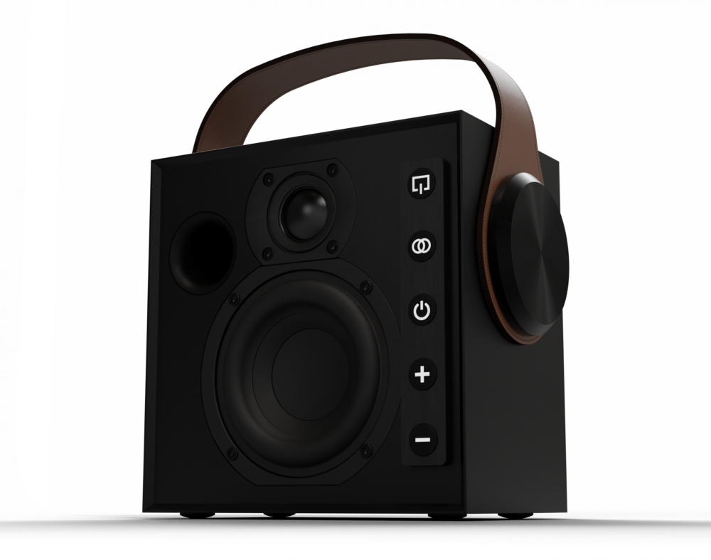 רמקול אלחוטי נייד  MOREL Biggie 60W BT - בצבעים (לבן, מוזהב, סגלגל, ירוק, עץ, שחור, תכלת)