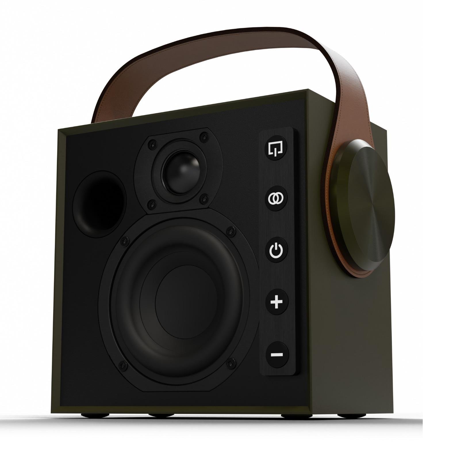 רמקול אלחוטי נייד MOREL Biggie 60W BT - בצבעים (לבן, מוזהב, סגלגל, ירוק, עץ, שחור, תכלת) – תמונה 2