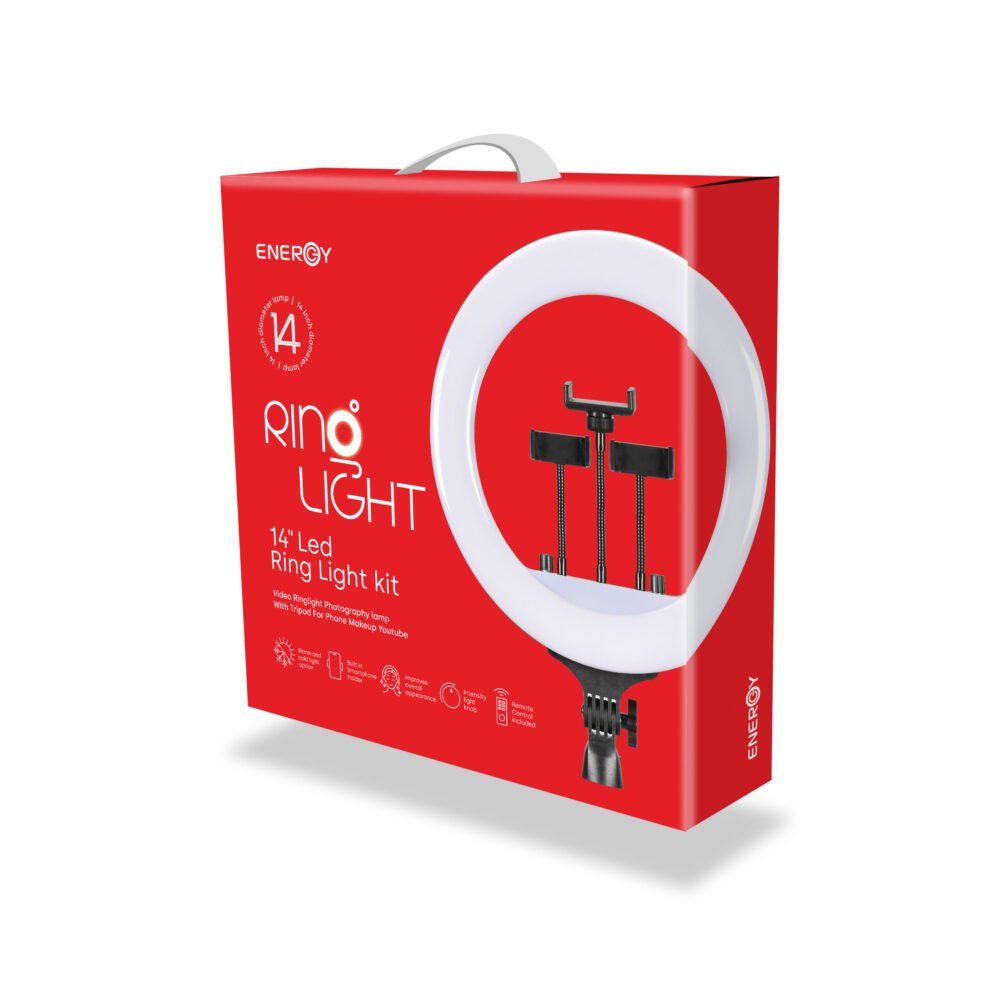 Alternative view of רינג תאורה מקצועי   14" 35 ס"מ של חברת ENERGY