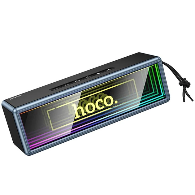 רמקול בלוטוס hoco HC40 עם אפקט תאורה תלת-ממדי וסאונד עוצמתי – תמונה 6