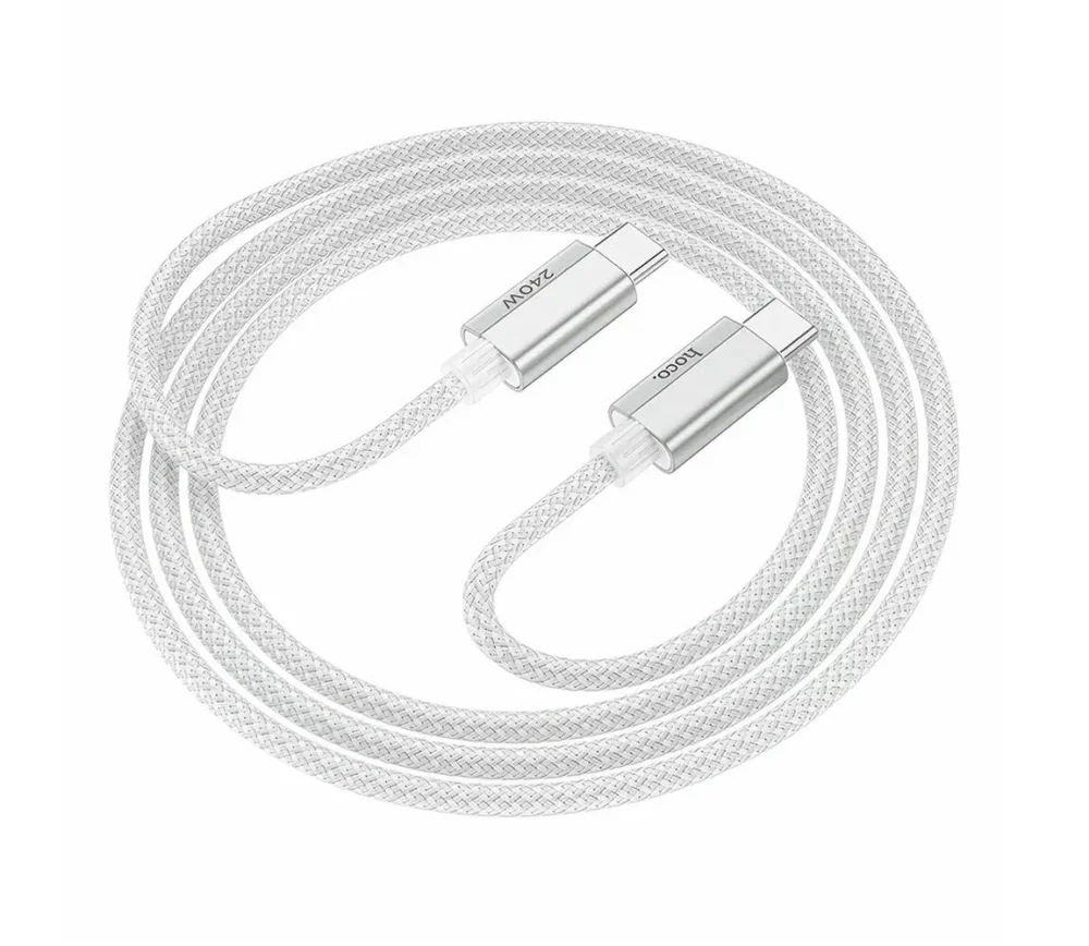 כבל טעינה מהירה Hoco U134 240W USB-C – עוצמה אדירה למחשבים ניידים וסמארטפונים