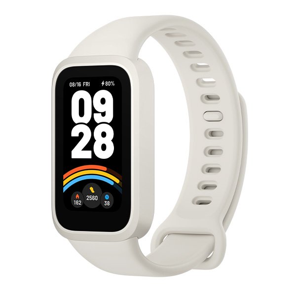 צמיד כושר חכם Xiaomi Smart Band 9 Active לבן — שעון ספורט דור 9 מבית שיאומי – תמונה 3