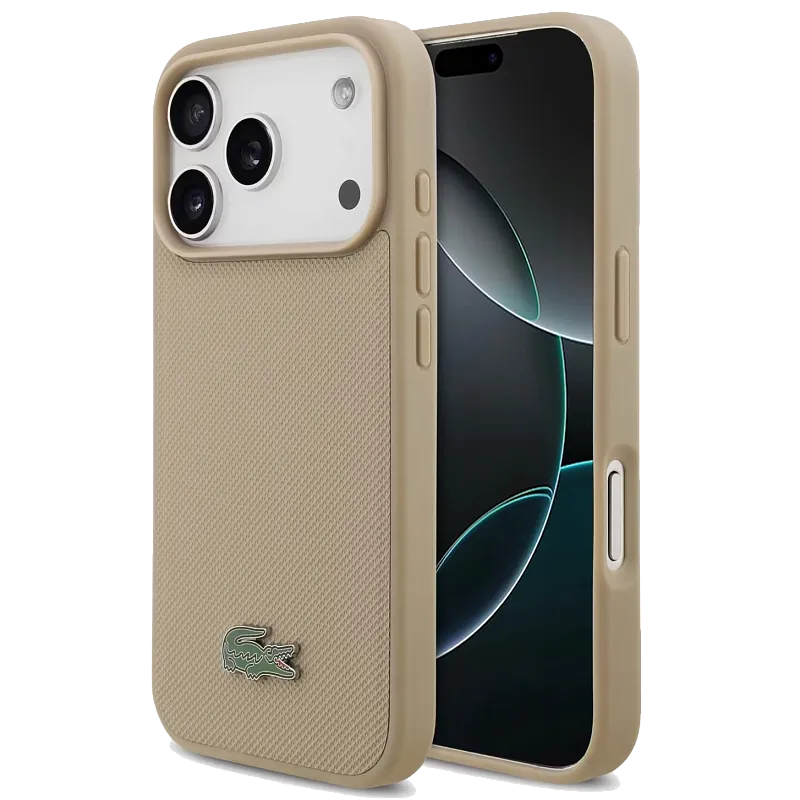 כיסוי LACOSTE MagSafe מקורי לאייפון 17 פרו מקס (iPhone 17 Pro Max)