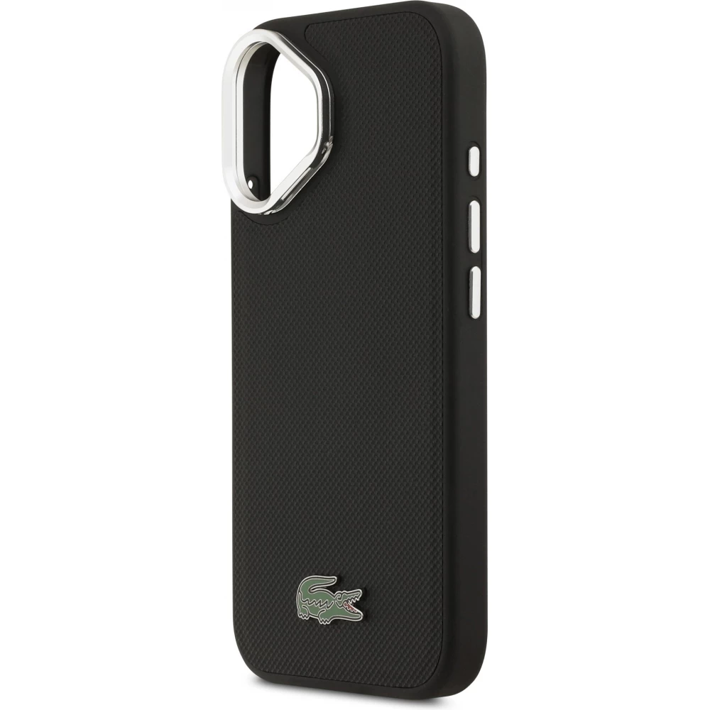 כיסוי LACOSTE מקורי לאייפון 17 (iPhone 17) עם רגלית מובנית — שחור – תמונה 6