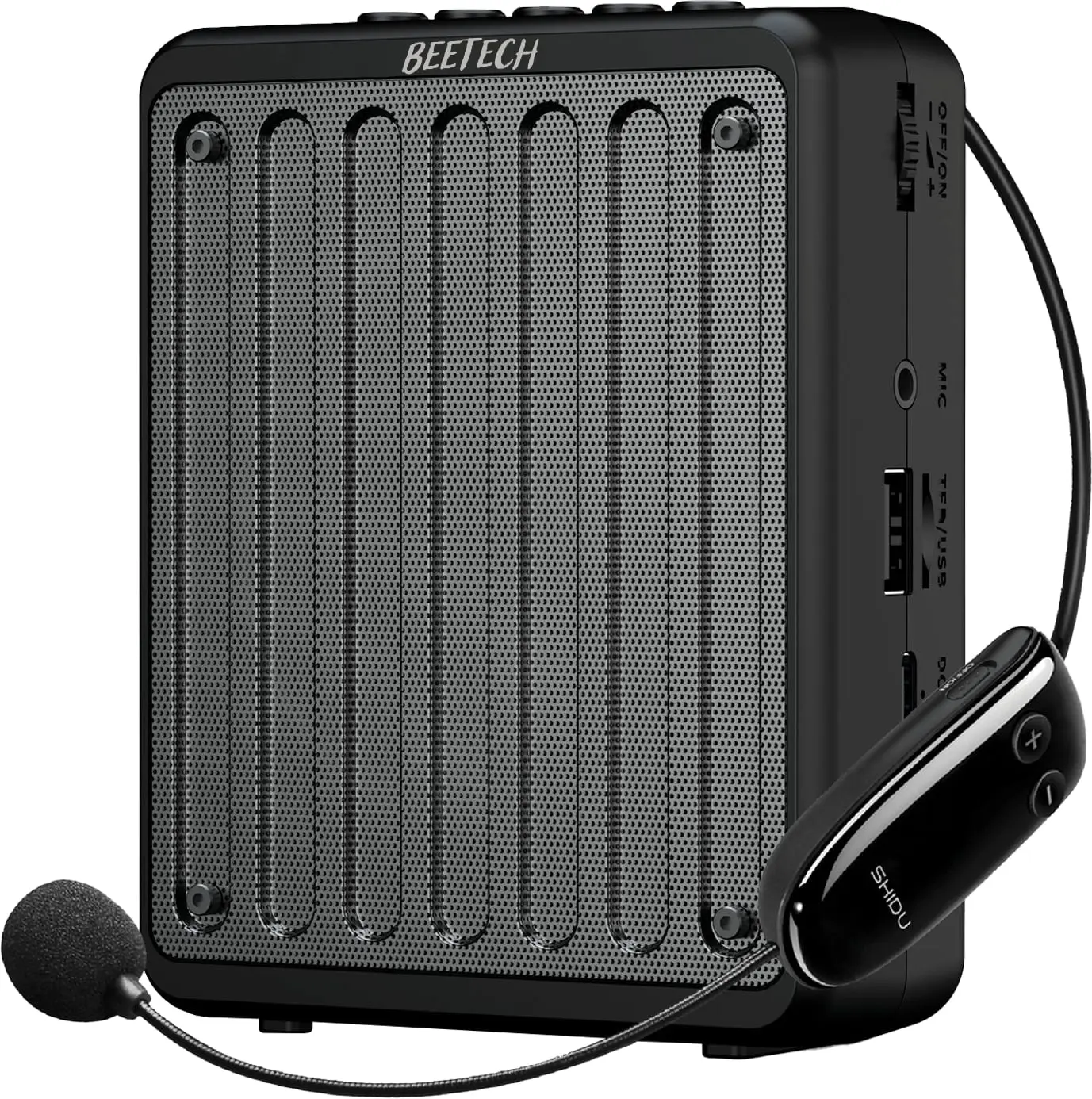 מערכת הגברה אישית אלחוטית BeeTech M200 — חגורת קול דיגיטלית עם מדונה אלחוטית