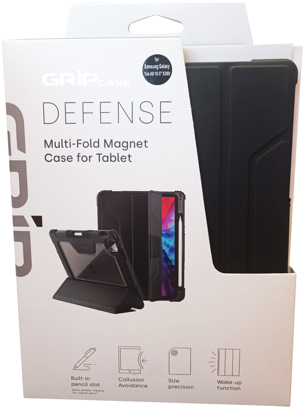 Alternative view of כיסוי מגן איכותי Grip Case Defense לטאבלט Samsung Tab S9 FE / Tab S10 — הגנה מקסימלית בעיצוב יוקרתי