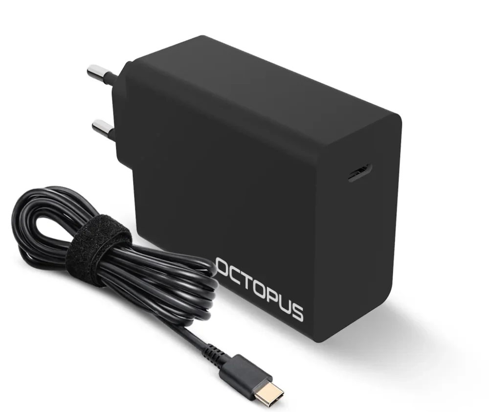 מטען אוניברסלי למחשב נייד Octopus Type-C בהספק עוצמתי 100W