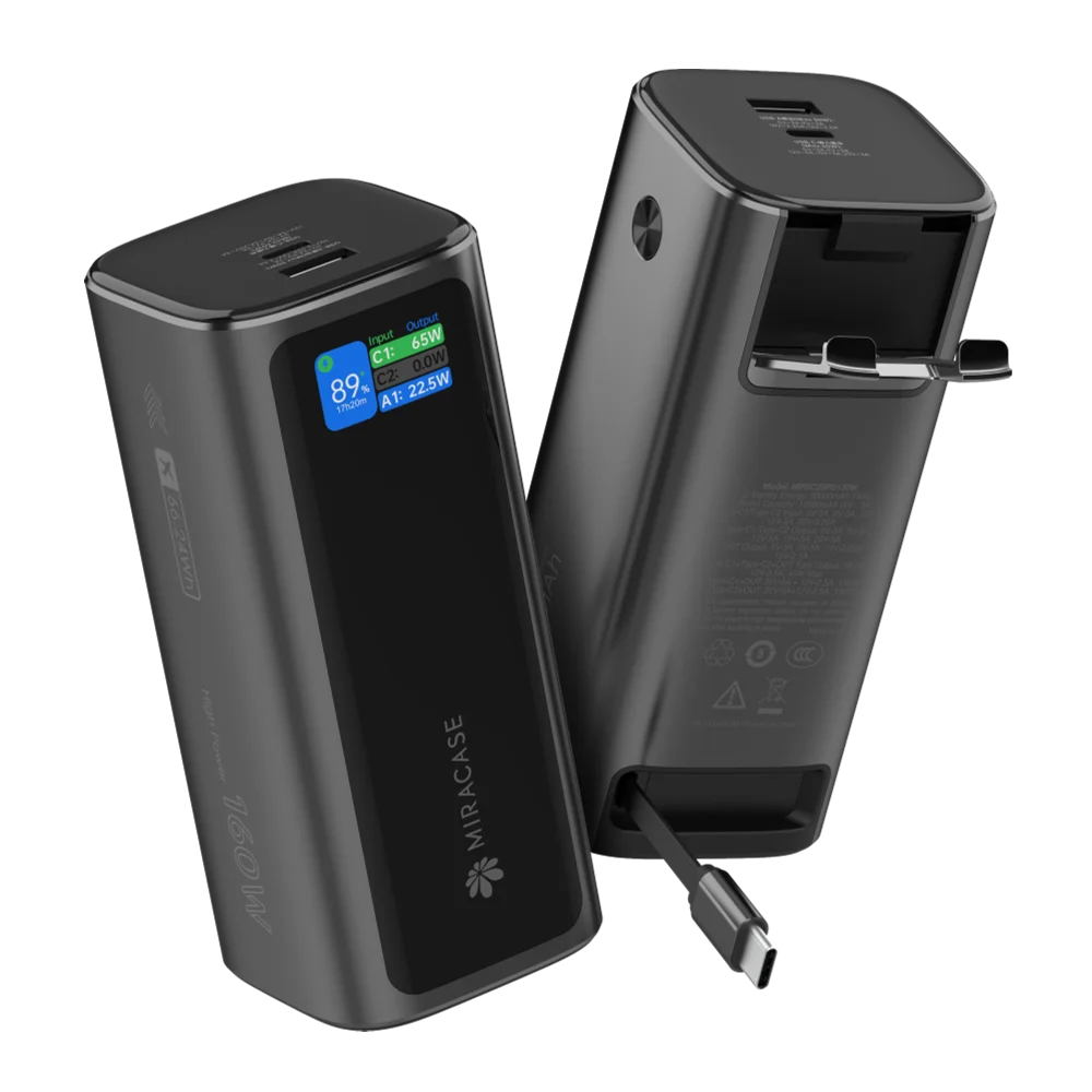 סוללת טעינה ניידת מתקדמת MPBC20PD130W מבית Miracase נפח 20,000mAh – תמונה 3