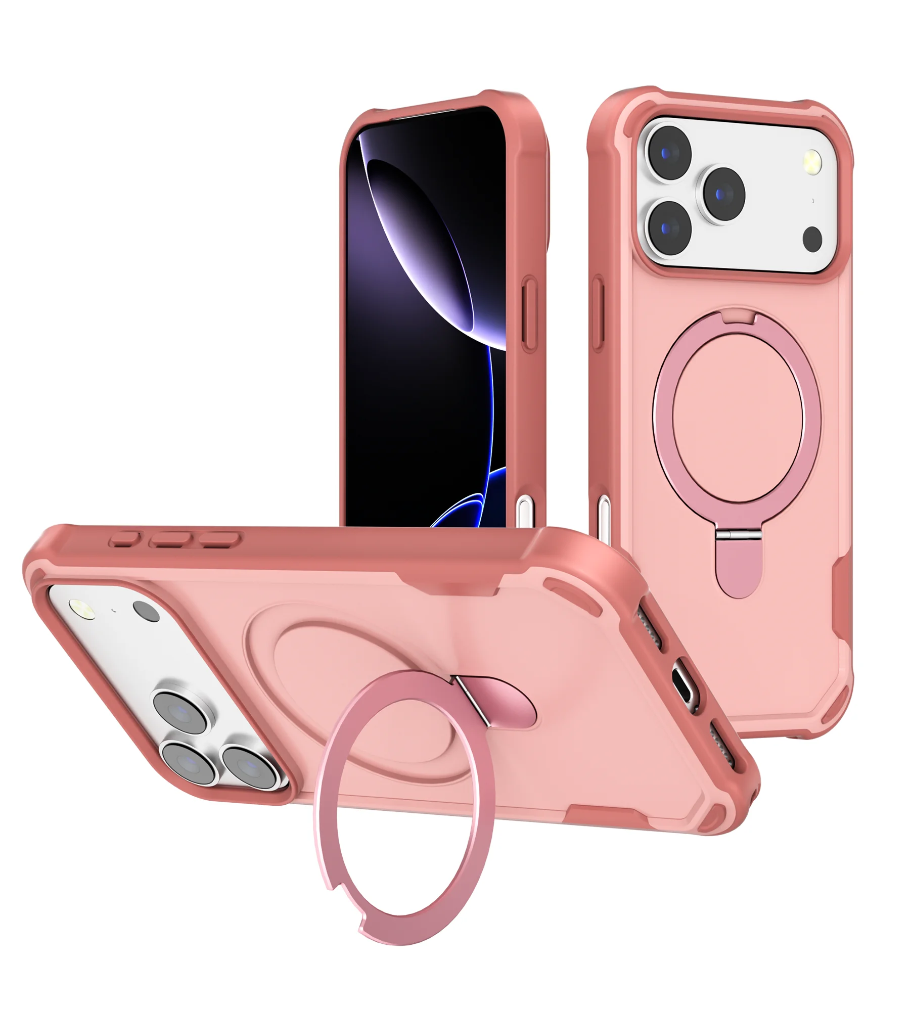 כיסוי Combo Shield MagSafe Ring לסמסונג S26 אולטרה – הגנה משוריינת עם טבעת מגנטית – תמונה 2