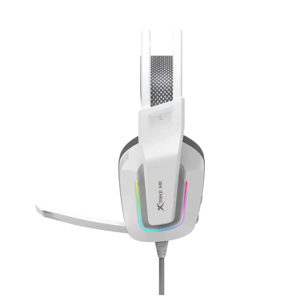 אוזניות גיימינג חוטיות דגם GH-712 מבית XtrikeMe עם מיקרופון ותאורה