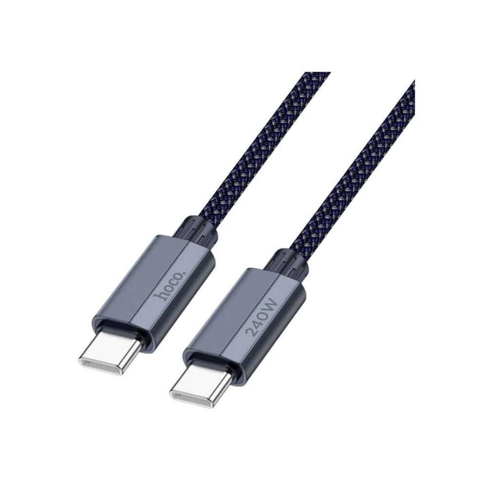 כבל טעינה מהירה Hoco U134 240W USB-C – עוצמה אדירה למחשבים ניידים וסמארטפונים