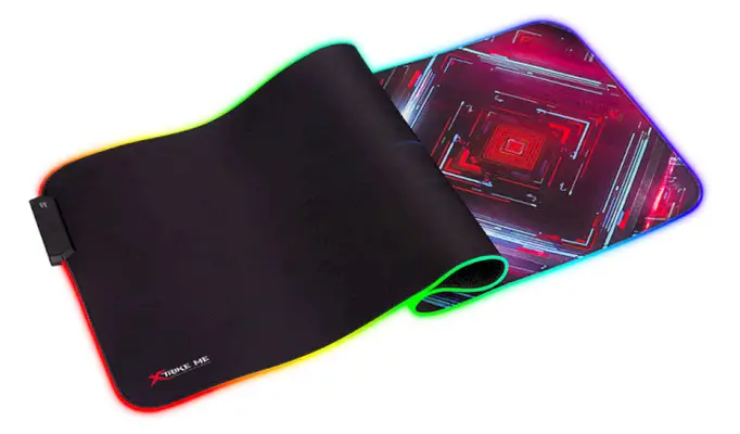 פד ענק לעכבר גיימינג עם תאורת RGB דגם MP-606 מבית XtrikeMe למקלדת ועכבר