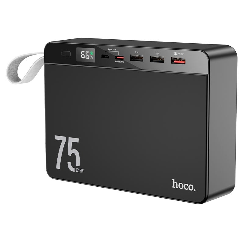 סוללת גיבוי עוצמתית Hoco J94 Overlord 75,000mAh – האנרגיה שלא נגמרת