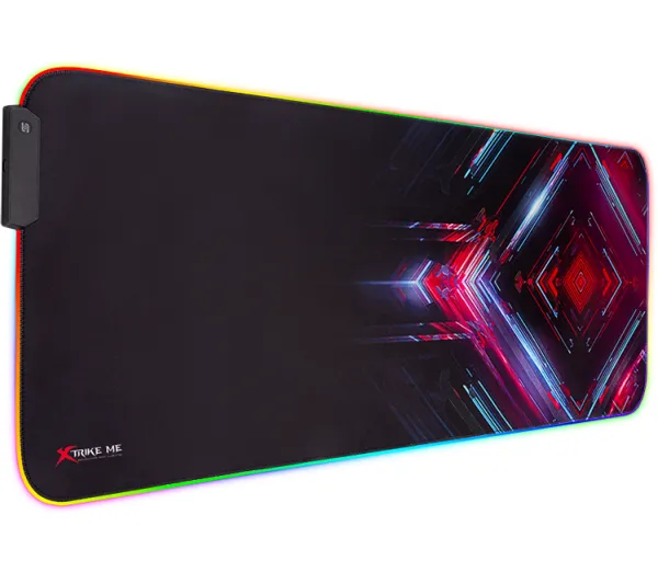 פד ענק לעכבר גיימינג עם תאורת RGB דגם MP-606 מבית XtrikeMe למקלדת ועכבר – תמונה 4