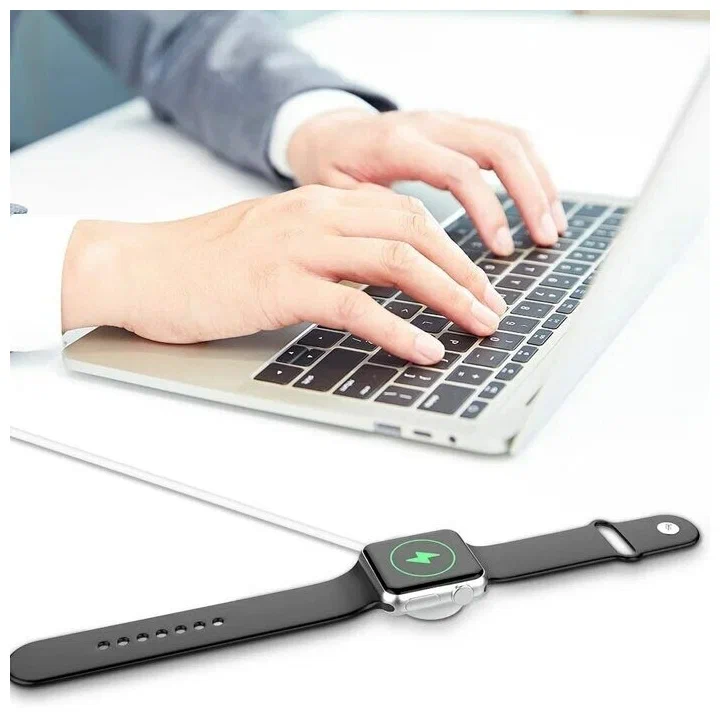 מטען אלחוטי מגנטי Hoco CW59 – מתאים גם ל-Apple Watch וגם ל-Samsung Watch – תמונה 4