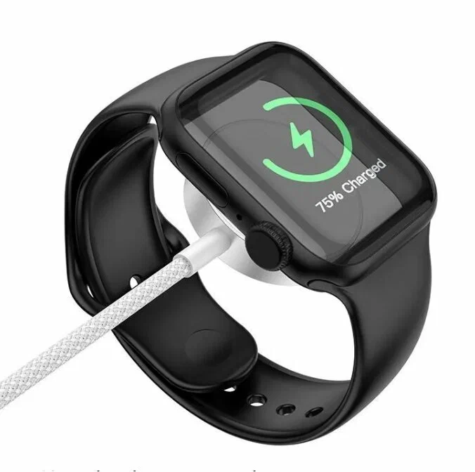 מטען אלחוטי מגנטי Hoco CW59 – מתאים גם ל-Apple Watch וגם ל-Samsung Watch – תמונה 3