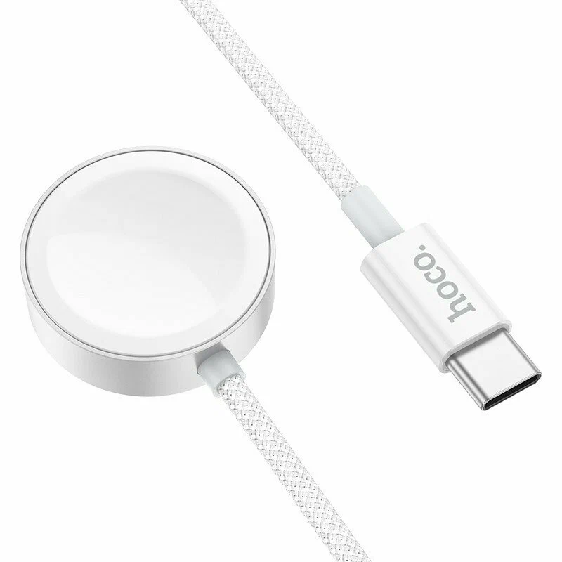 Alternative view of מטען אלחוטי מגנטי Hoco CW59 – מתאים גם ל-Apple Watch וגם ל-Samsung Watch
