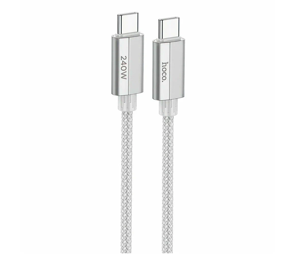 כבל טעינה מהירה Hoco U134 240W USB-C – עוצמה אדירה למחשבים ניידים וסמארטפונים – תמונה 3